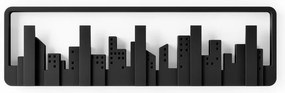Fekete műanyag fali fogas Skyline – Umbra