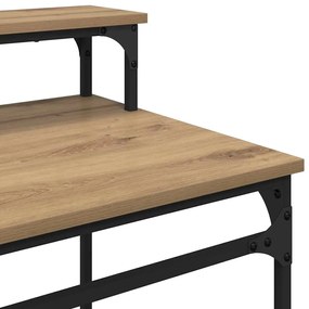 vidaXL Asztal Artisan tölgy 100 x 50 x 90 cm Faanyag