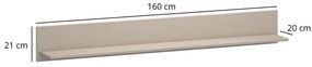 Fali polc Karankas (taupe) . 1116959