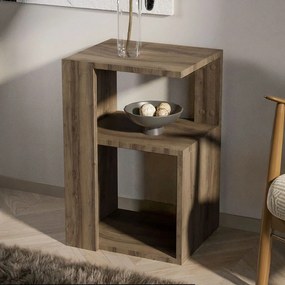Silent dohányzóasztal, antik dió, 36 cm