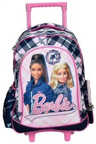 Barbie Mode gurulós iskolatáska, táska 46 cm