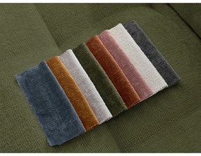 Zöld zsenília kanapé 237 cm Whesley – Bobochic Paris