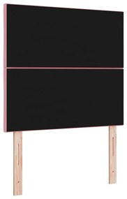 LED Fejtámla Gyémánt Blokk Mintával Rózsaszín 90 cm Velúr