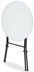 Deuba Összecsukható bárpult Ø72 cm - fehér