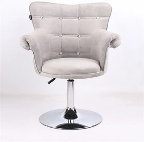 HR804CN Acél modern velúr szék