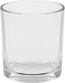 üveg váza henger gyertyatartó cső h10 d10