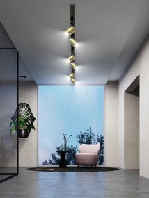 BRILAGI - Sínrendszeres spotlámpa HUSKY 6xGU10/10W/230V fekete/arany