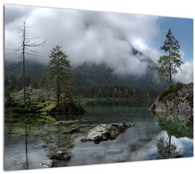 Fák a tóban képe (70x50 cm)