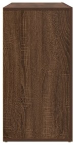 Oldalszekrény Barna tölgy Mérnöki fa 120 x 36 x 69 cm