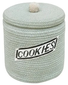 Világoskék textil játéktároló kosár ø 20x26 cm Cookie Jar – Lorena Canals
