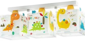 Dalber D-73453 - Gyerek mennyezeti lámpa DINOS 3xE27/60W/230V