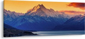 Kép - Pukaki-tó (120x50 cm)