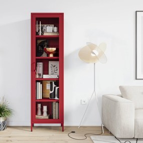 LUIGI vitrin, 500 x 1800 x 350 mm, Modern: piros