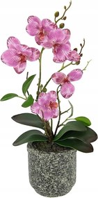 Mesterséges virág, orchidea levelekkel