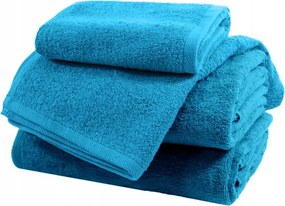 4 x Törölköző Szett 2 x 70x140 2x 50x100 Törölköző Tengeri Pamut Zöld