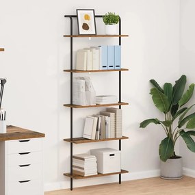 Könyvespolc Régi fa 60 x 24 x 168 cm Faanyag