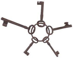 Öntöttvas dekorációs kulcscsomó - Esschert Design