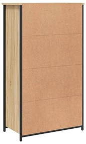 sonoma tölgy szerelt fa magasszekrény 62 x 32 x 106,5 cm