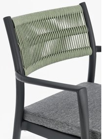 Szürke műanyag kerti szék szett 4 db-os Alvin – Bizzotto