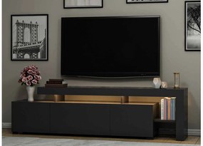 Design TV asztal Calissa 192 cm antracit