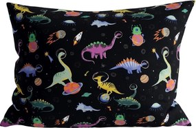 Mikroszálas párnahuzat DINO SPACE 70x90 cm, színes kivitel