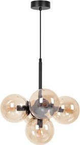 KAJA K-5368 PIRO Többágú Függesztett Lámpa Fekete E14 IP20