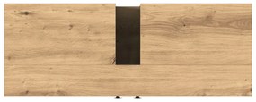 Fürdőszoba Mosdószekrény Kézműves Tölgy 80x30x60 cm Mérnök Fa