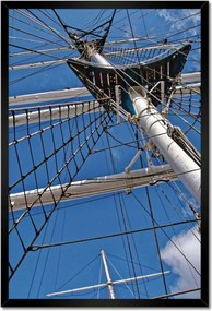 Poszterek keretben 40x60 Nagy árboc Vitorlázás