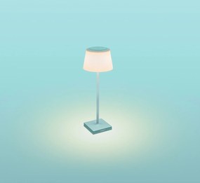 Century Újratölthető, fényerőszabályozható Led asztali lámpa Margo türkiz 4W 3000K I