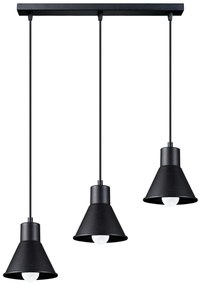 SOLLUX SL-0986 TALEJA Többágú Függesztett Lámpa Fekete E27 IP20
