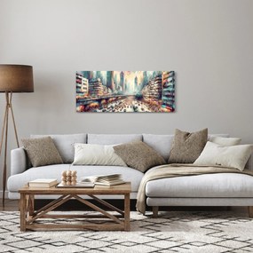 Kép - Városi élet (120x50 cm)