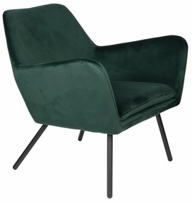 Bon lounge fotel, zöld bársony