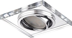 Prezent ELEGANT GLASS MOVABLE 71053 Beépíthető spotlámpa 1x50W/GU10 IP20