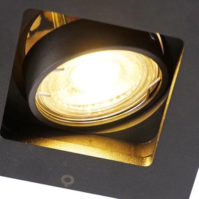 Okos süllyesztett spot fekete, WiFi GU10 állítható - Qure