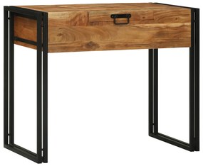 Pipereasztal 90x50x75 cm Tömör Fa Akác