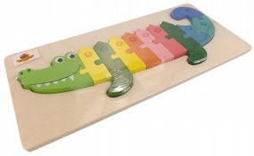 Fából készült oktatási állat puzzle Egyéb változatok: Krokodil