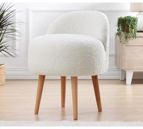 MIKI puff, átmérő 46 cm, fehér