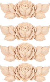 Fa Dekoráció Felújítás Stukkó 9*3,5 CM 4DB