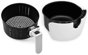 monzana® Forró levegős sütő FRYER 1 fehér - 9 az 1-ben érintőképernyővel 1485 W 3,6 l