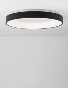 Mennyezeti LĂĄmpa Fekete RANDO THIN NOVA LUCE 9353853