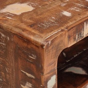 Végasztalok Sokszínű 40 x 32 x 46 cm tömör újrahasznosított fa