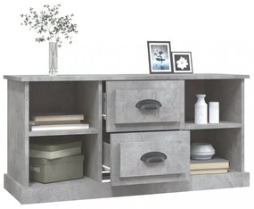 betonszürke szerelt fa TV-szekrény 99,5 x 35,5 x 48 cm