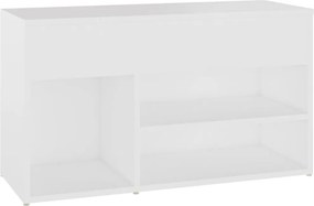 vidaXL fehér szerelt fa cipőtároló pad 80 x 30 x 45 cm