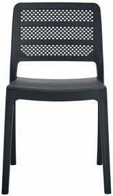 AKCIÓ Fekete műanyag szék PAGI II. osztály