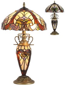 Prezent TIFFANY XX. 1702 Asztali lámpa 2x60W/E27|1x7W/E14 IP20