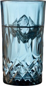 Lyngby Sorrento Magas Pohár Long Drink 380 ml 4 db Kék