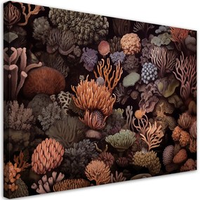 Gario Vászonkép Gyönyörű víz alatti korallok Méret: 60 x 40 cm