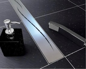 Maszkoló Felső Fedél M8 Lineáris Padlólefolyóhoz Króm 50 cm