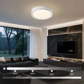 BRILAGI - Dimmelhető KREON mennyezeti LED lámpa 54W/230V 3000-6000K fehér átm. 38 cm + távirányító