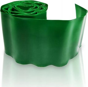 Rugalmas Kerti Gyepszegély Hullámos 10 cm x 9 m Kertbe Zöld